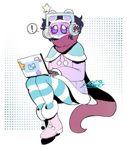 Oc belongs to: missmilkymilk.bsky.social